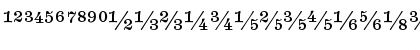 Download Numbers Indicia Regular Font
