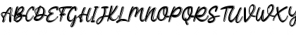 Download Beautiful Scenery Regular Font Uppercase Preview