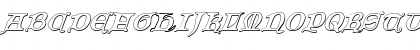 Download Queen & Country 3D Italic Italic Font Uppercase Preview