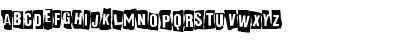 Download Ransom Note Reversed Normal Font