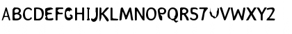 Download R&#56987&#56357le Regular Font Uppercase Preview