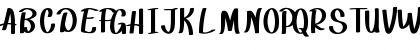 Download Choco & Chips Regular Font Uppercase Preview