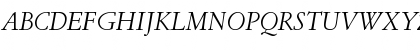 Download SimonciniGaramond LT Italic Regular Font