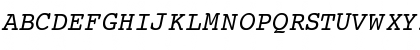 Download Courier-Normal-Italic Regular Font