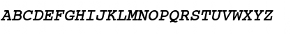 Download CourierKOICTT BoldItalic Font