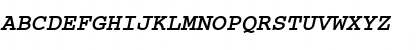 Download CourierTM Bold Italic Font
