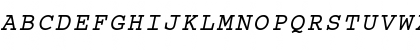 Download Courier Becker Bold Oblique Font