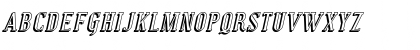Download Covington Shadow Italic Font Uppercase Preview
