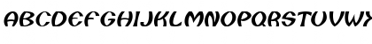 Download Cowlick Italic Font Uppercase Preview