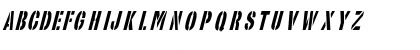 Download StencilSansCondensed Italic Font