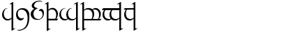 Download Tengwar Quenya-1 Regular Font