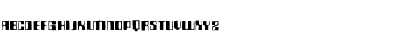 Download BDRocket70 Regular Font Uppercase Preview