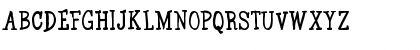 Download BE Marker Serif_SW Font Uppercase Preview