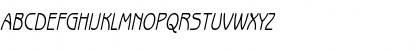 Download BeagleCondensed Italic Font Uppercase Preview