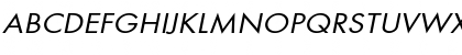 Download Beau-Extended Italic Font Uppercase Preview