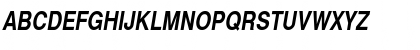 Download Cyrvetica-Narrow Bold Oblique Font