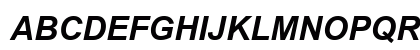 Arial Bold Italic