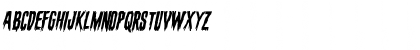 Download Eva Fangoria Italic Italic Font Uppercase Preview