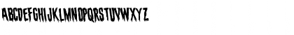 Download Eva Fangoria Rotated Regular Font Uppercase Preview