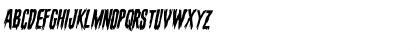 Download Eva Fangoria Staggered Italic Italic Font Uppercase Preview