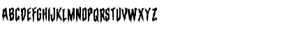 Download Eva Fangoria Warped Regular Font Uppercase Preview
