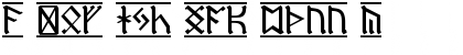 Download Dwarf Runes-1 Regular Font