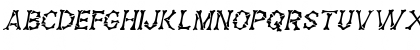 Download Eddy's Bones-Extended Italic Font