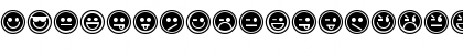 Download Emoticons Outline Regular Font
