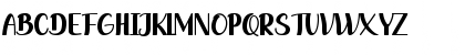 leonie Regular Font Uppercase Preview