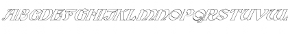 Download FZ JAZZY 19 HOLLOW ITALIC Normal Font