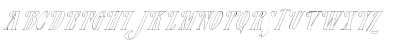 Download FZ JAZZY 23 HOLLOW ITALIC Normal Font