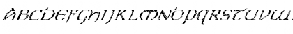 Download FZ JAZZY 31 CRACKED ITALIC Normal Font