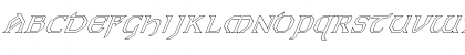 Download FZ JAZZY 31 HOLLOW ITALIC Normal Font