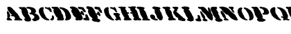Download FZ UNIQUE 25 MANGLED LEFTY Normal Font