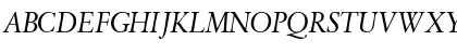 Download GaramondRetrospectiveOSSSK Italic Font