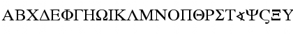 Download Greek Becker Normal Font