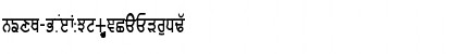 Download GurmukhiLys 010 Thin Normal Font