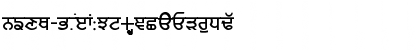 Download GurmukhiLys 010 Wide Normal Font