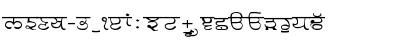 Download GurmukhiLys 030 Wide Normal Font