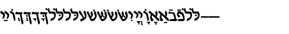 Download HebrewDavidSSK BoldItalic Font