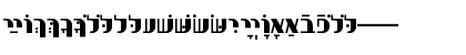 Download HebrewPurim Bold Font