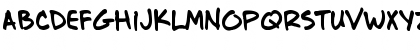 LD Note Pad Regular Font Uppercase Preview