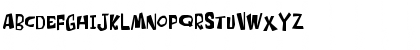 LDJ Kicks Regular Font Uppercase Preview