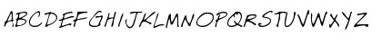 LEHN256 Regular Font Uppercase Preview