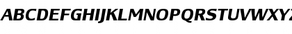 Download LesmoreBoldItalic Roman Font Uppercase Preview