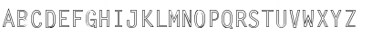 LetterGothic-Bold Hollow Regular Font Uppercase Preview LetterGothic-Bold Hollow Regular Font Uppercase Preview