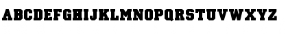 Download Letterman-Solid Regular Font Uppercase Preview