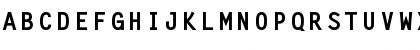 Letter Becker Bold Regular Font Uppercase Preview