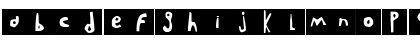 Download LeVincent Medium Font Uppercase Preview