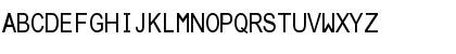 LFCHEM Regular Font Uppercase Preview